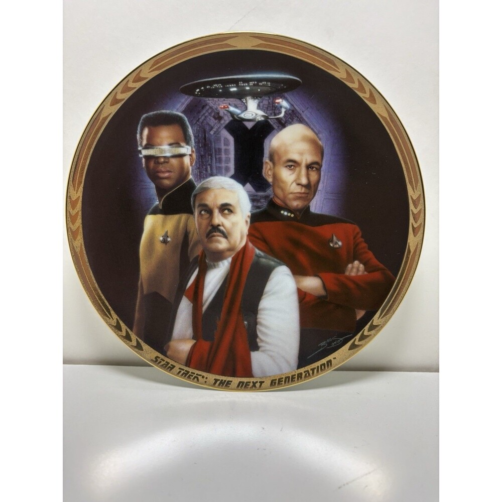 Star Trek Hamilton Collection Plate relics